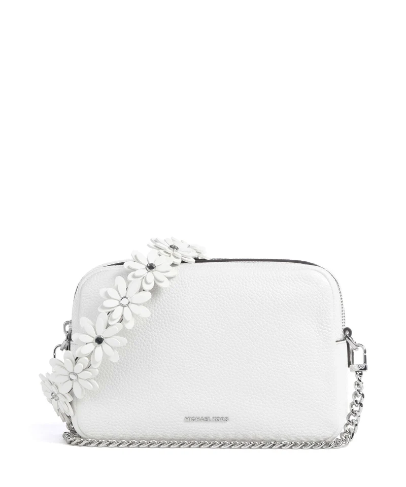 Michael Kors Bryant Medium Borsa a tracolla optic white