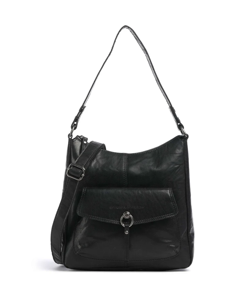 Spikes & Sparrow Bronco Cydney Borsa hobo black