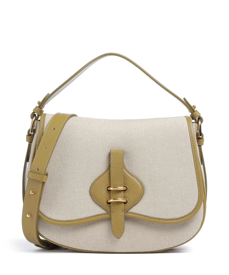 Coccinelle Mavery Canvas Borsa a mano natural/seagrass