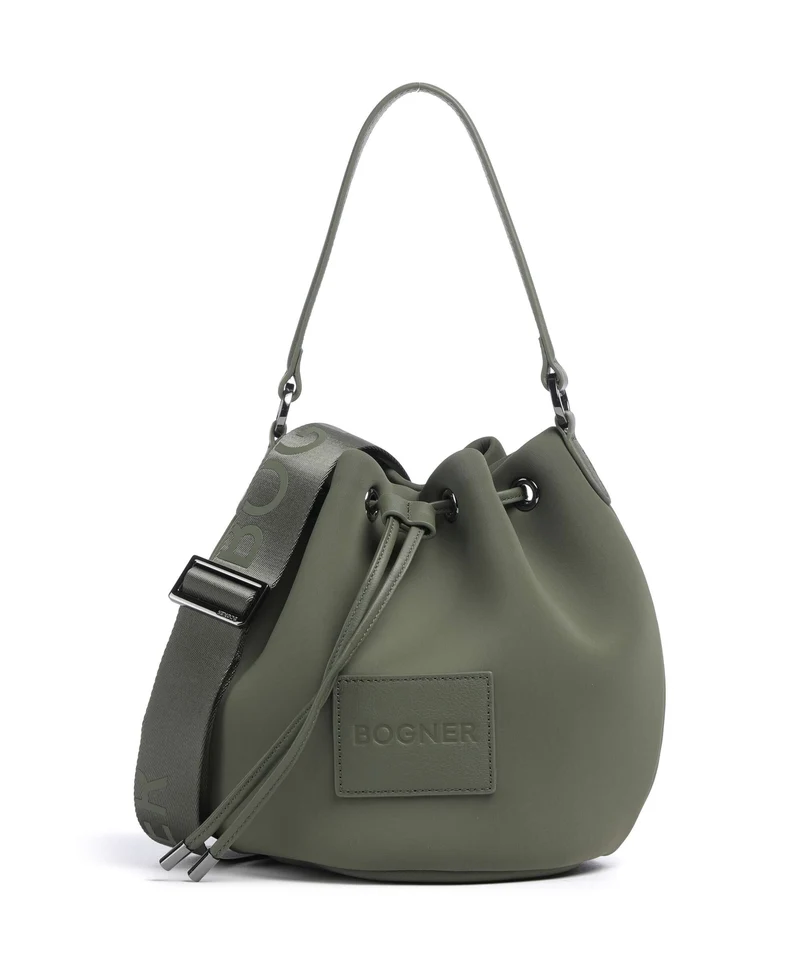 Bogner Alvier Ines Borsa a secchiello dark olive