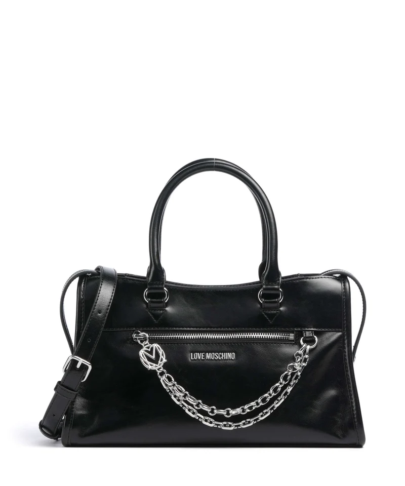 Love Moschino Urban Chains Borsa a mano black/black