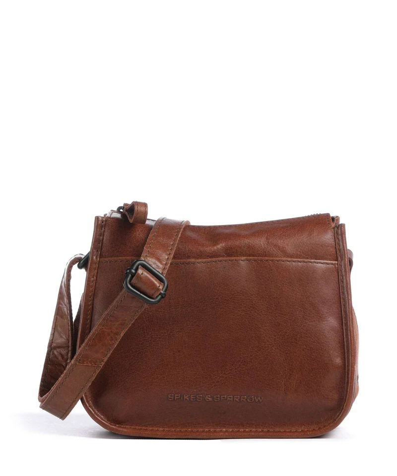Spikes & Sparrow Bronco Joy Borsa a tracolla brandy