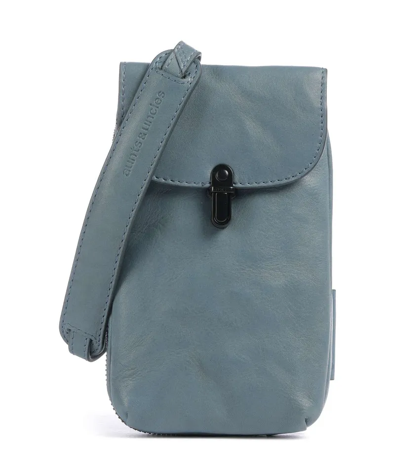 Aunts & Uncles Grandma's Luxury Club Mrs. Lemon Twist Borsetta porta cellulare aegean blue