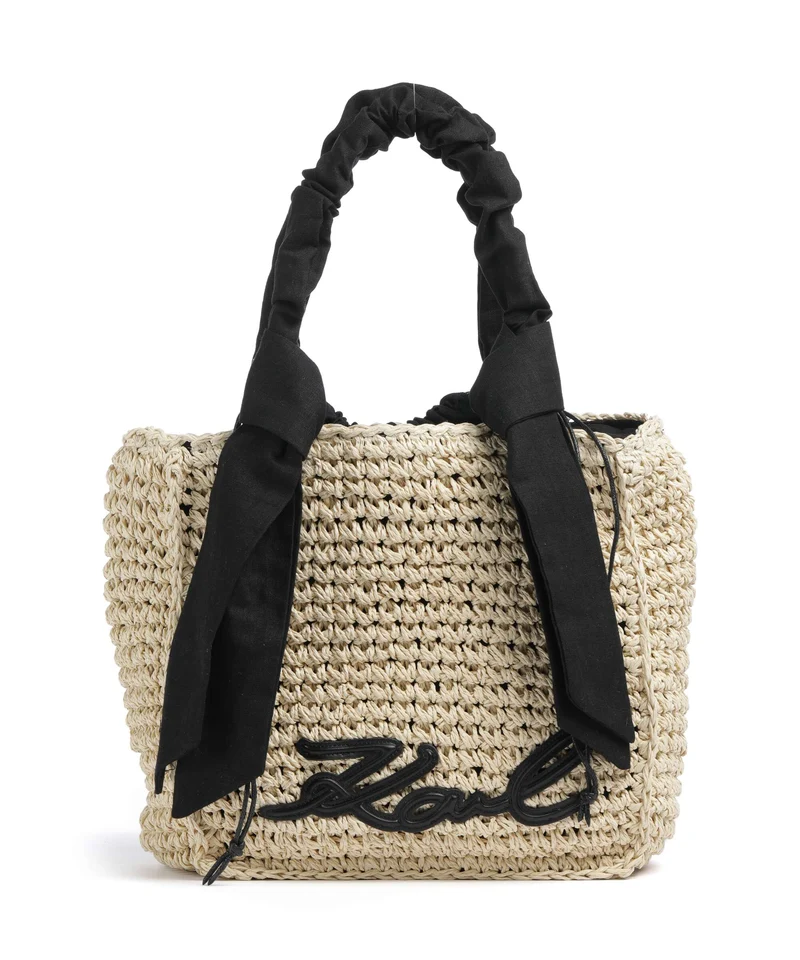 Karl Lagerfeld K/Signature Borsa a mano natural/black