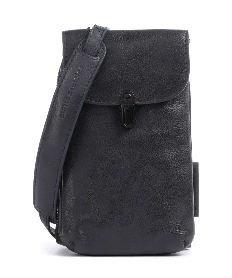 Aunts & Uncles Grandma's Luxury Club Mrs. Lemon Twist Borsetta porta cellulare navy blue