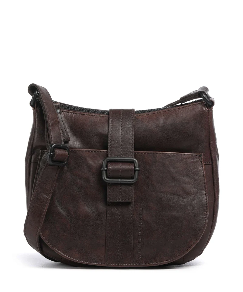 Spikes & Sparrow Bronco Donnella Borsa a tracolla dark brown