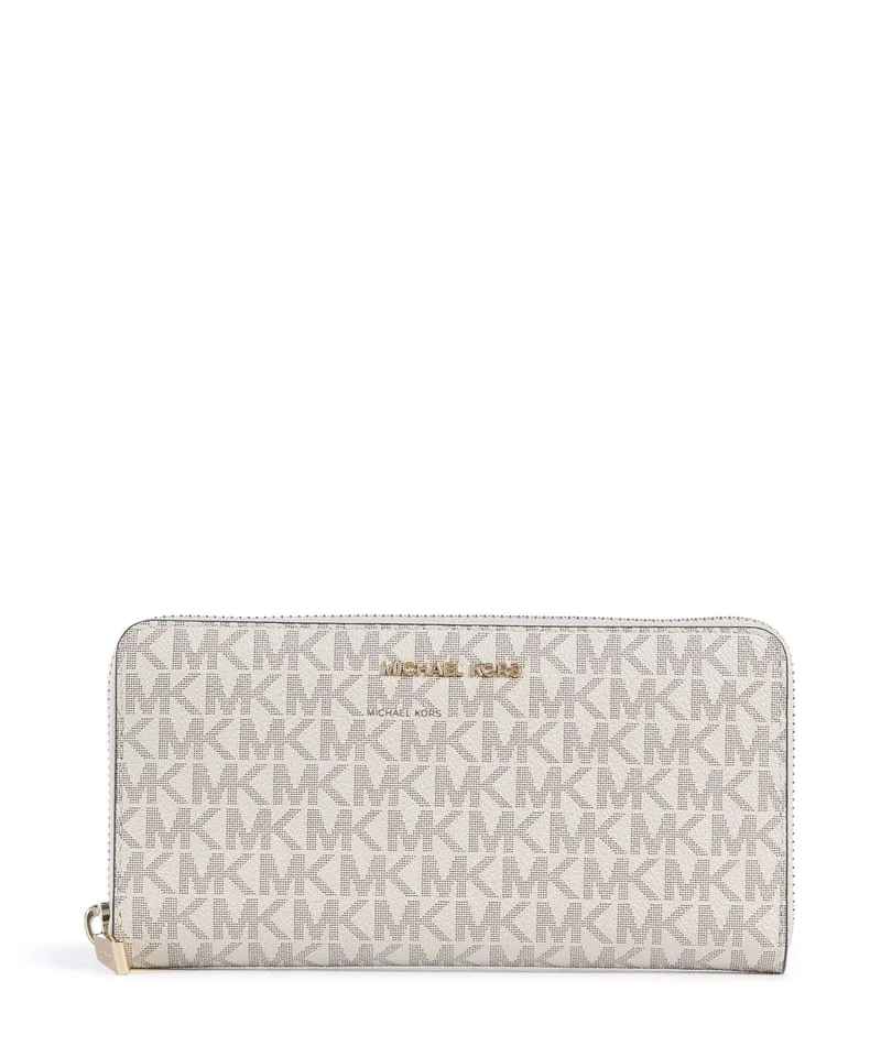 Michael Kors Jet Set Large Portafoglio vanilla/acrn
