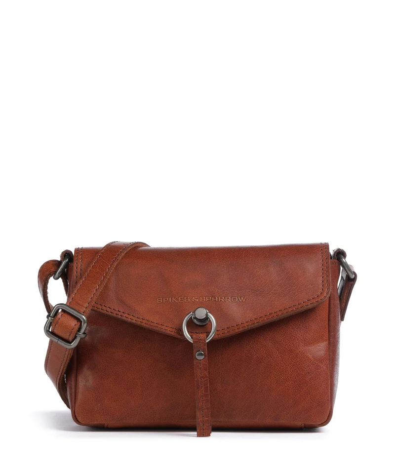 Spikes & Sparrow Bronco Emmalyn Borsa a tracolla brandy