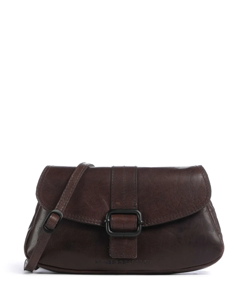 Spikes & Sparrow Bronco Sylvie Borsa a tracolla dark brown