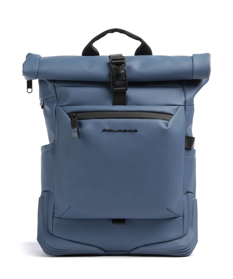 Piquadro Corner Special Zaino roll-top avio