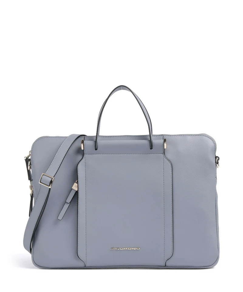 Piquadro Circle Cartella light blue