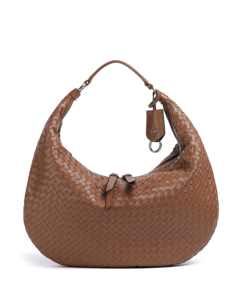 Abro Piuma Nana Borsa hobo caramel/cognac