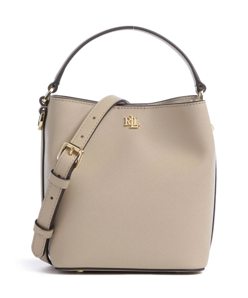 Lauren Ralph Lauren Reese Small Borsa a secchiello birch tan