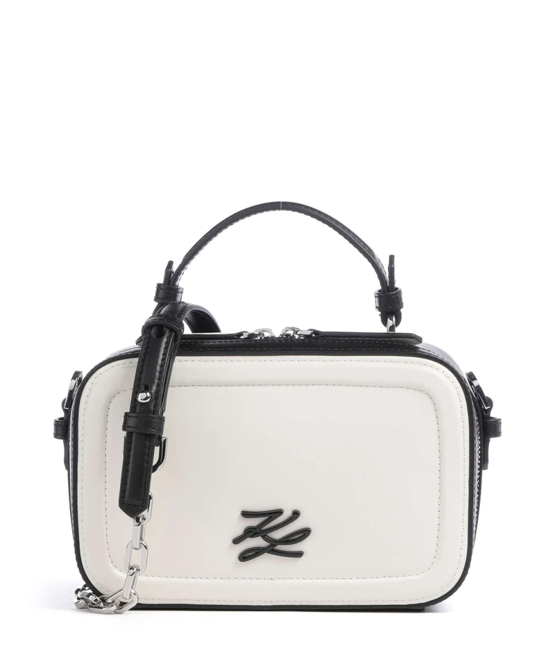 Karl Lagerfeld K/Autograph Small Borsa a tracolla black/white