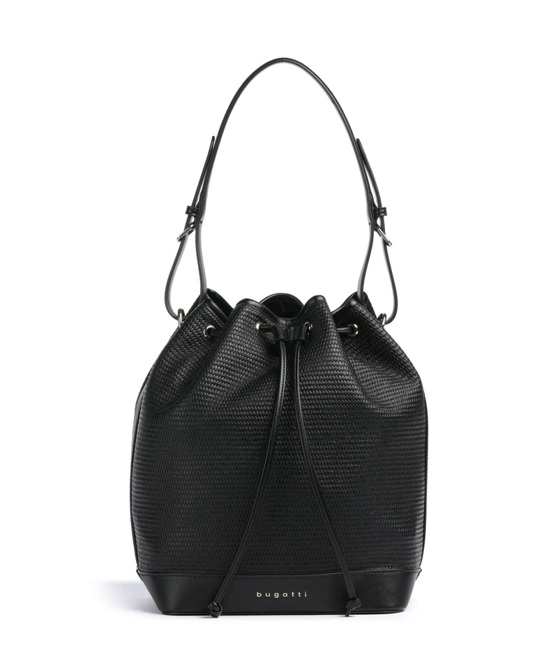 Bugatti Isa Borsa a secchiello schwarz