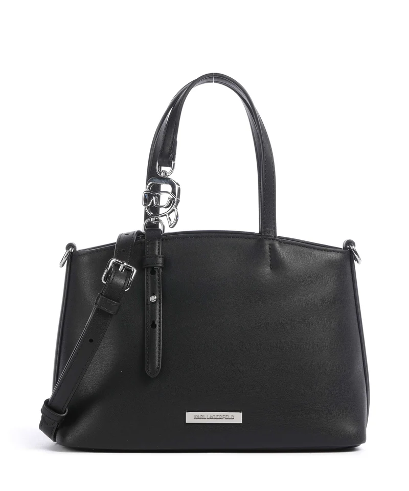 Karl Lagerfeld Ikon Smooth Borsa a mano black