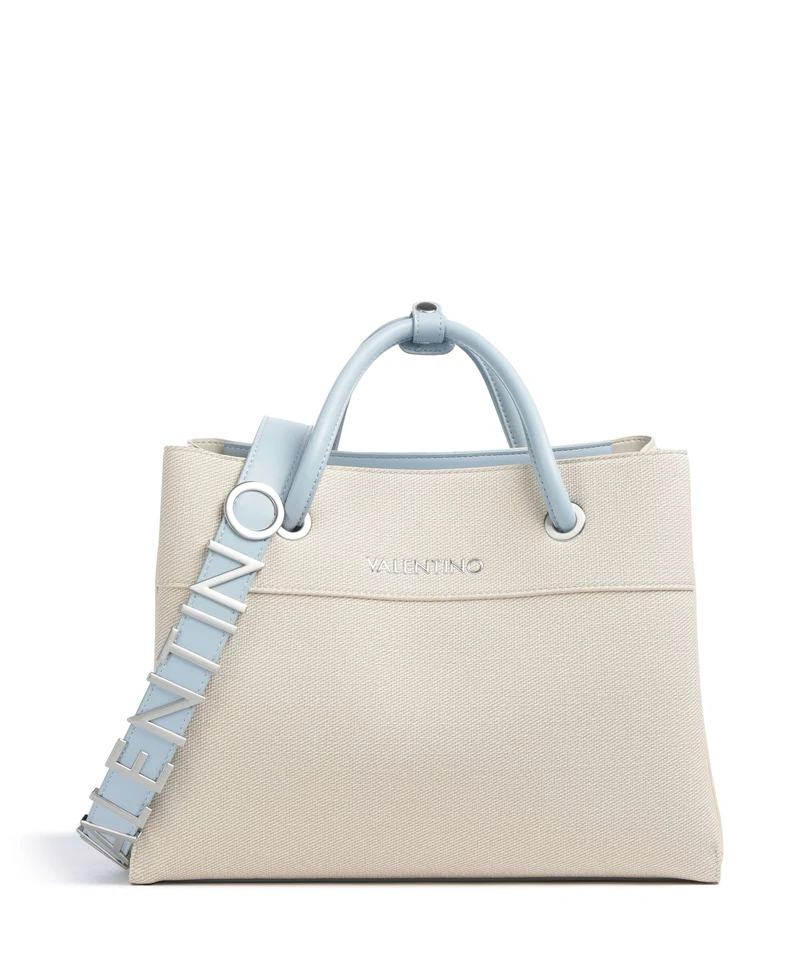 Valentino Bags Alexia Summer Borsa a mano naturale/avio