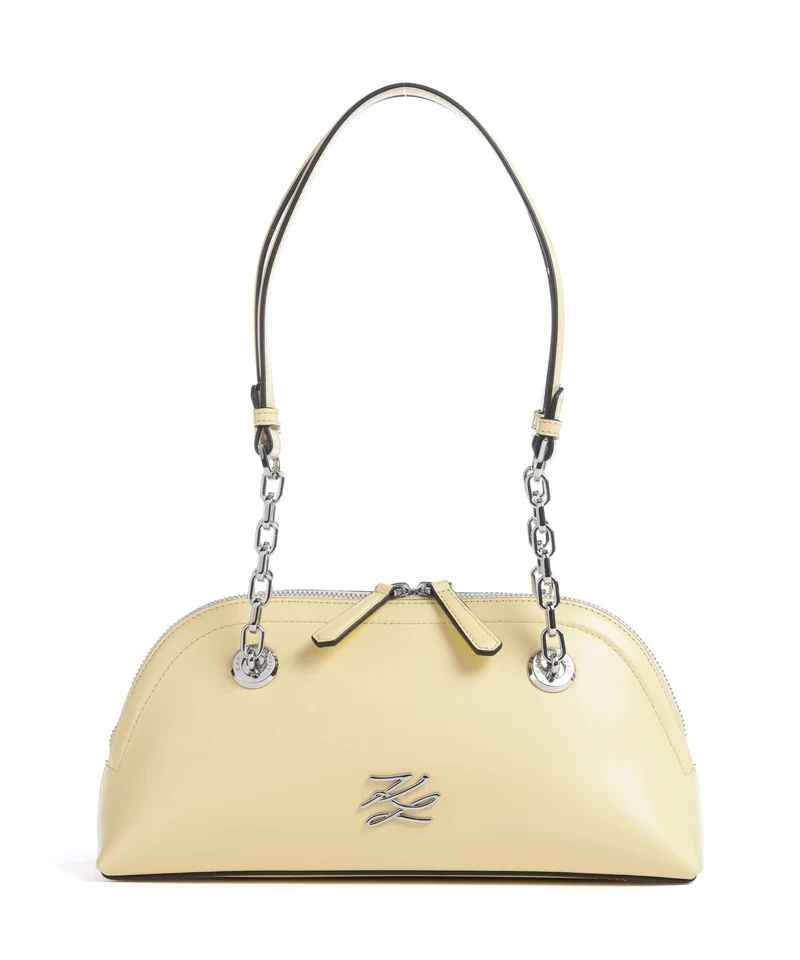 Karl Lagerfeld K/Autograph Bowling Small Borsa a spalla sunlight