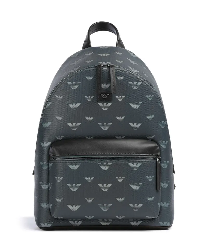 Emporio Armani Special Minorca Zaino blu/eagle all over