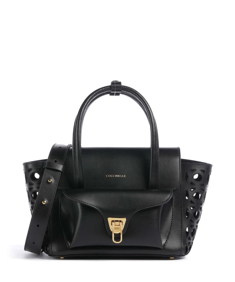 Coccinelle Beat Double Monogram Borsa a mano noir