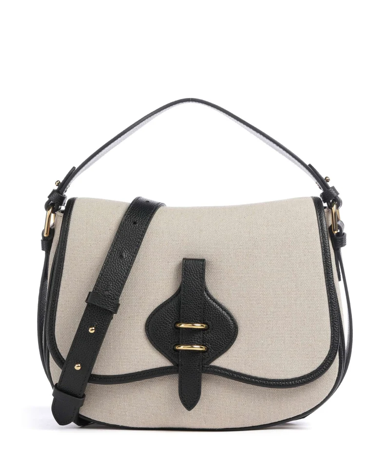 Coccinelle Mavery Canvas Borsa a mano natural/noir