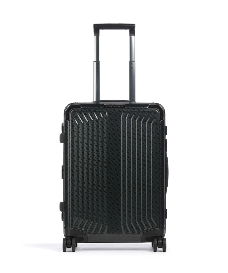 Samsonite Lite-Box Alu Boss Edition Valigia trolley (4 ruote) graphite monogram