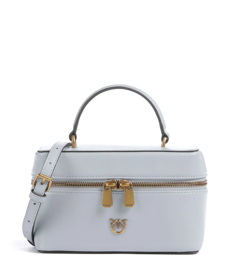 Pinko Vanity Mini Borsa a tracolla azzurro celeste/antique gold