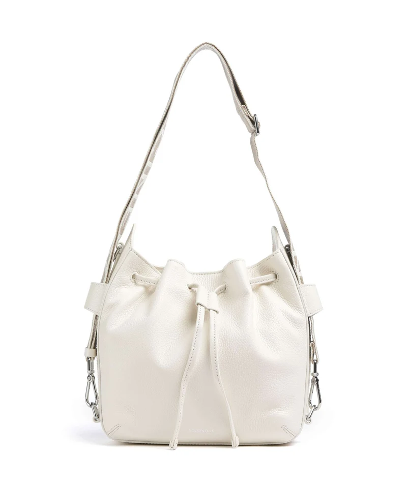 Coccinelle Gretel Ribbon Borsa a secchiello pearl