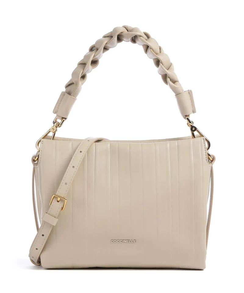 Coccinelle Boheme Plisse Borsa a mano sandshell