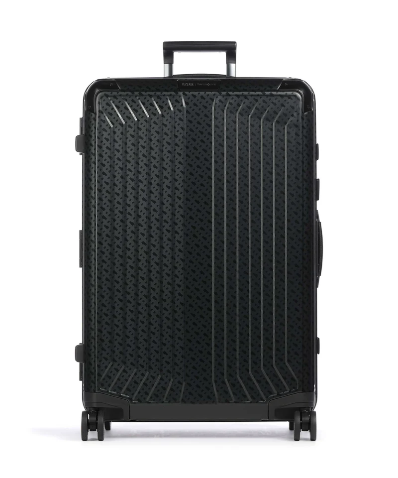 Samsonite Lite-Box Alu Boss Edition Valigia trolley (4 ruote) graphite monogram