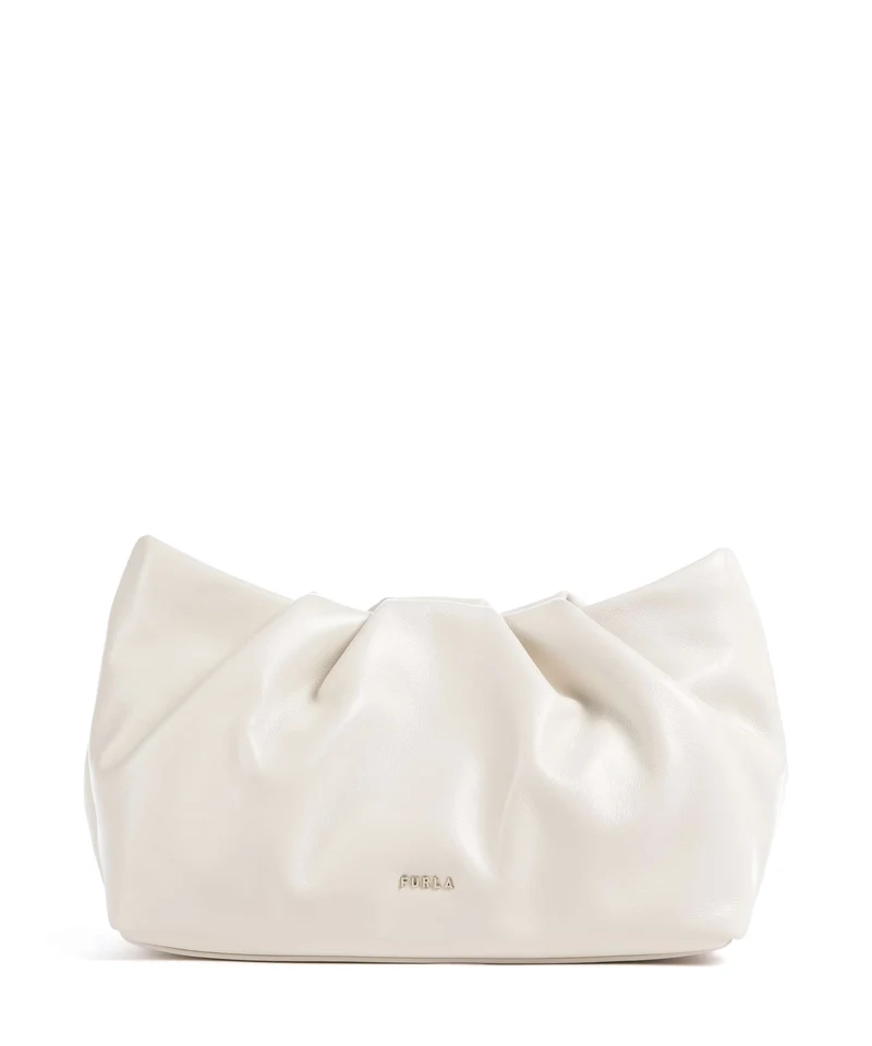 Furla Delia Mini Borsa pochette panna