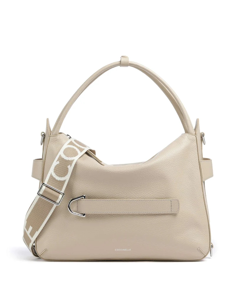 Coccinelle Gretel Ribbon Borsa hobo sandshell
