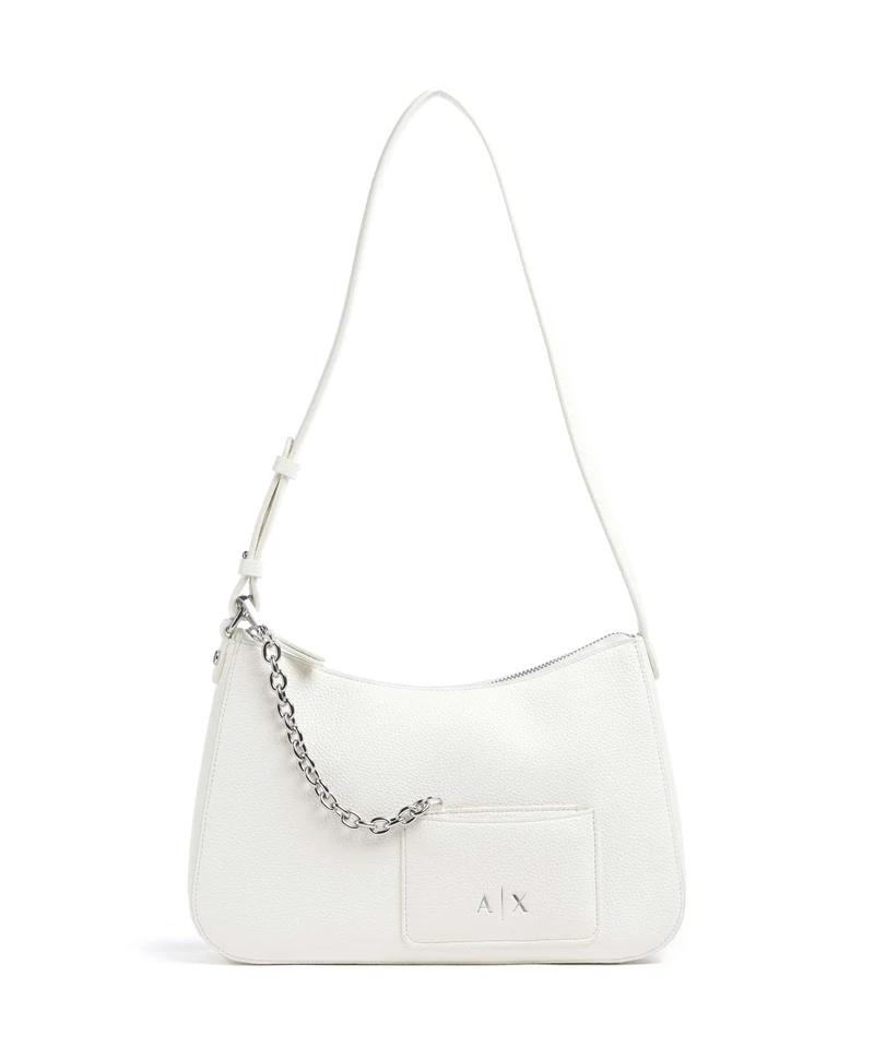 Armani Exchange Mila M Borsa a spalla off white