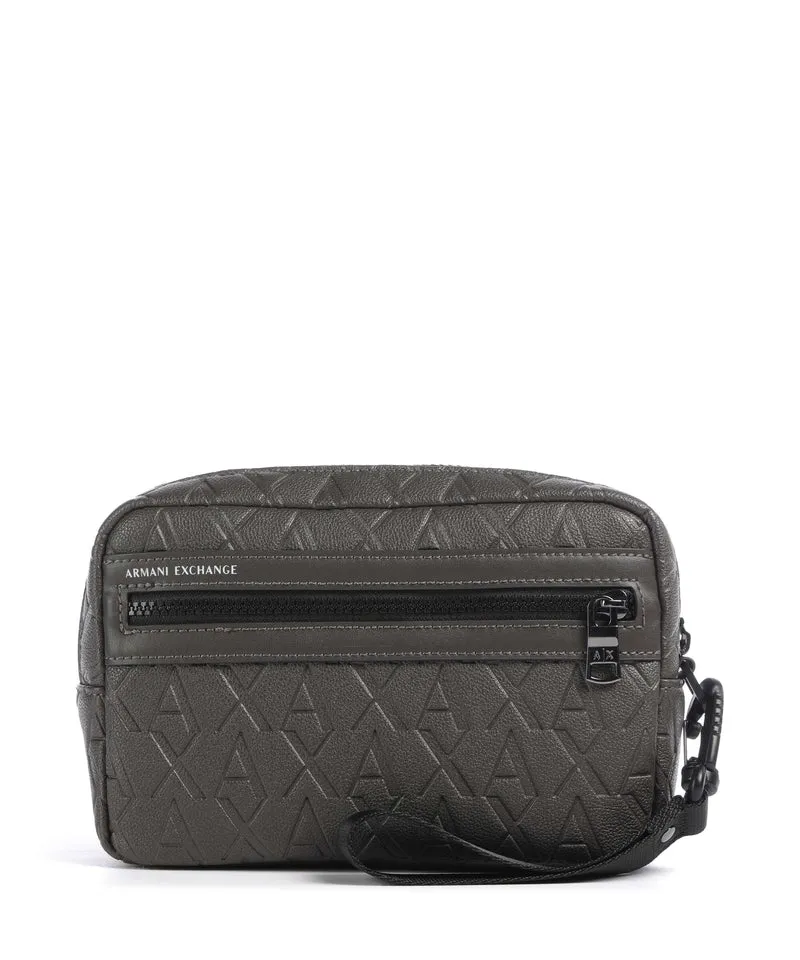 Armani Exchange Liam Borsa da toilette major brown