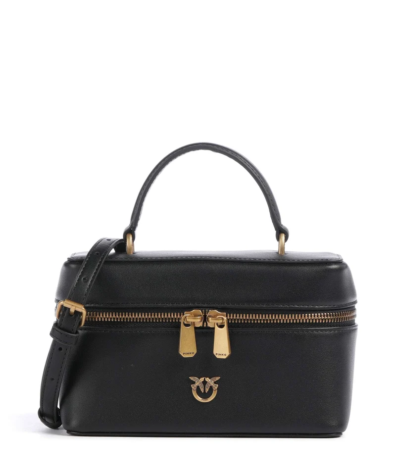 Pinko Vanity Mini Borsa a tracolla nero/antique gold