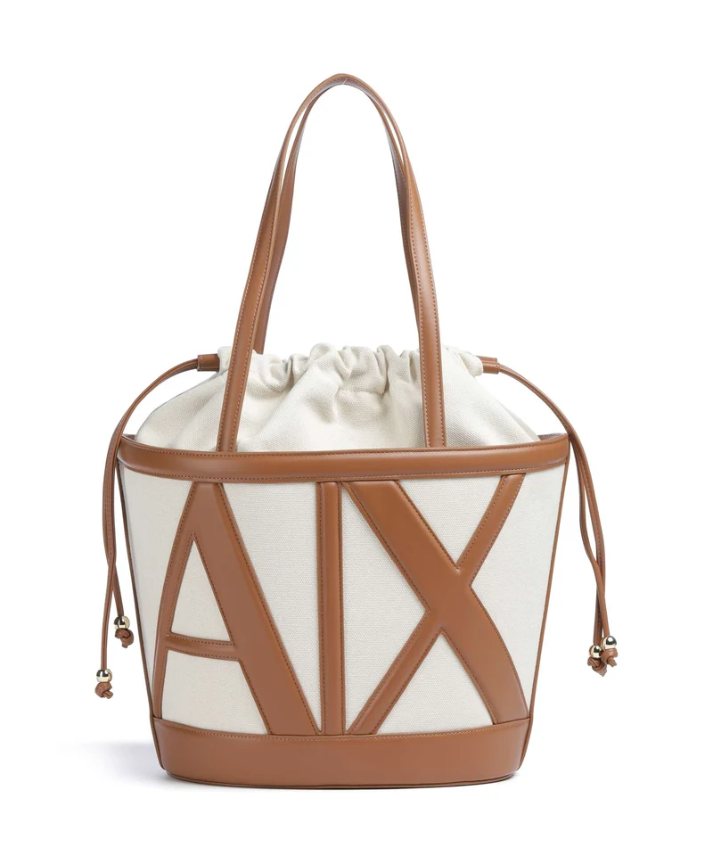 Armani Exchange Marisol Borsa a secchiello natural/saline clay