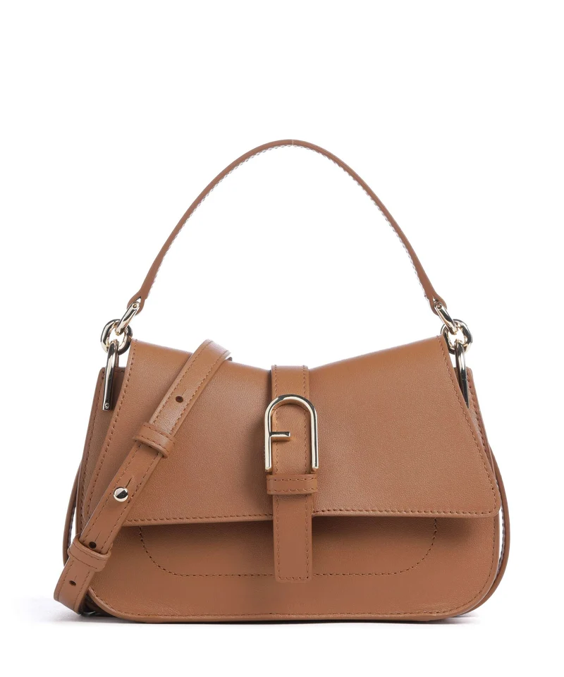 Furla Flow Mini Borsa a mano tabacco