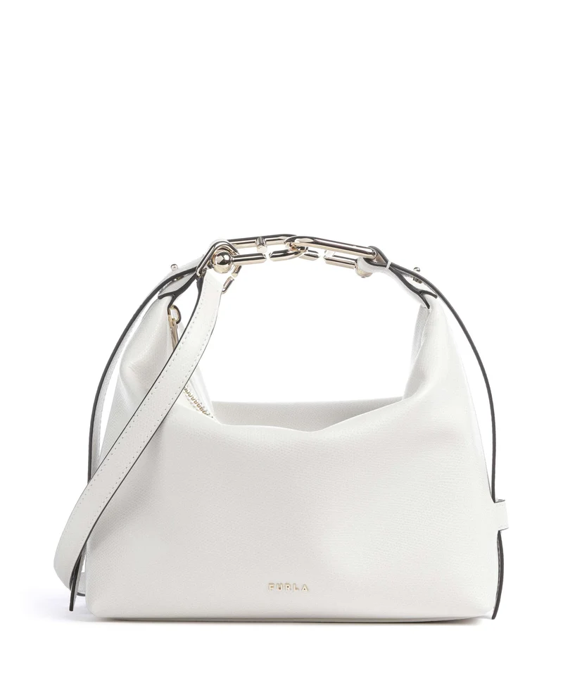 Furla Tonie Mini Borsa a spalla talco
