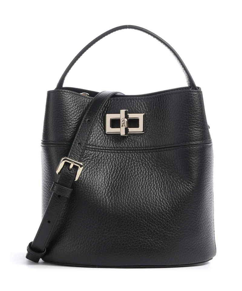 Furla Amelia Mini Borsa a secchiello nero