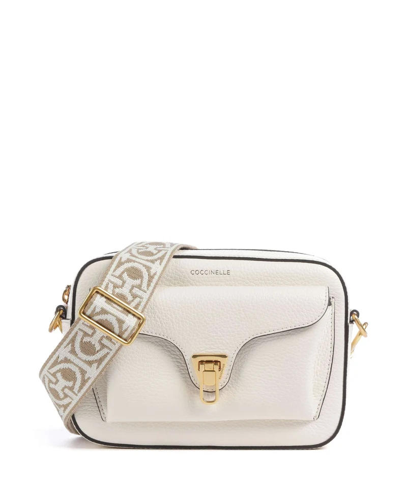 Coccinelle Beat Soft Ribbon Borsa a tracolla pearl