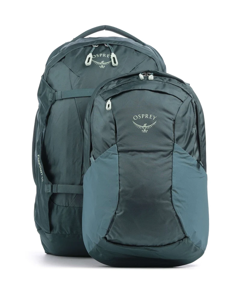 Osprey Farpoint 55 Zaino da viaggio cascade blue/torrent blue