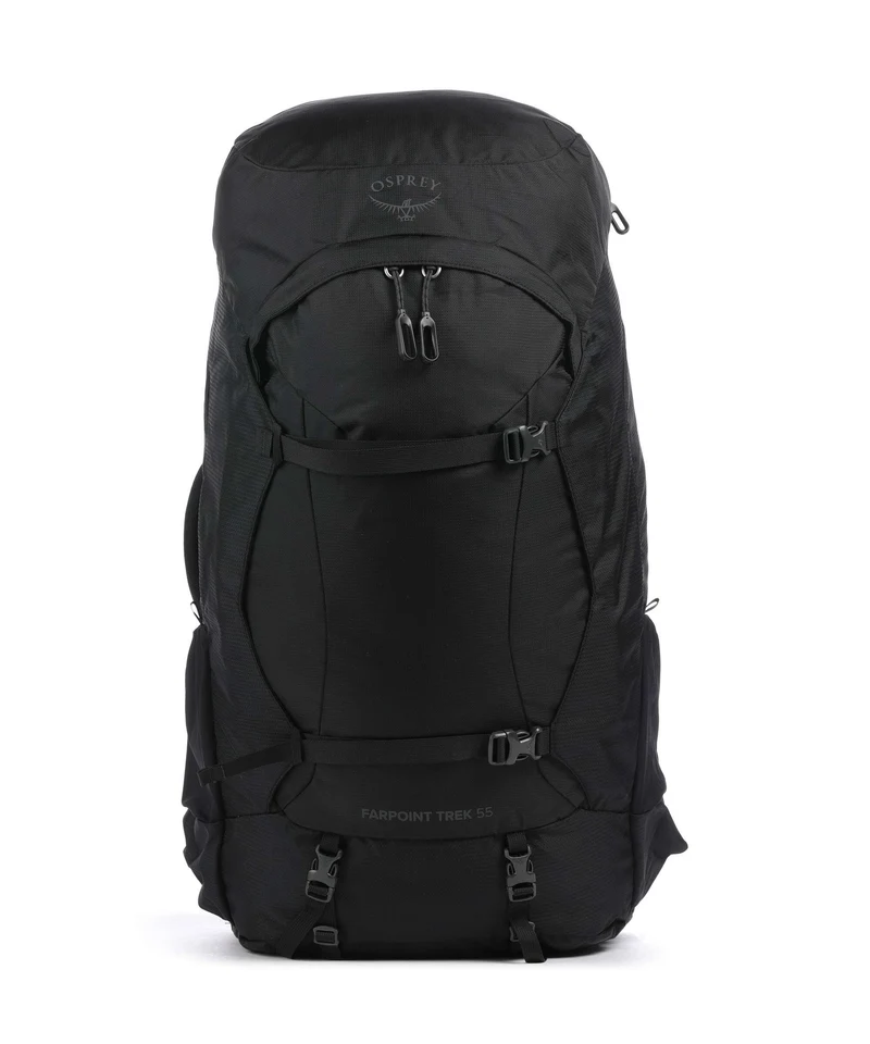 Osprey Farpoint Trek 55 Zaino da trekking black