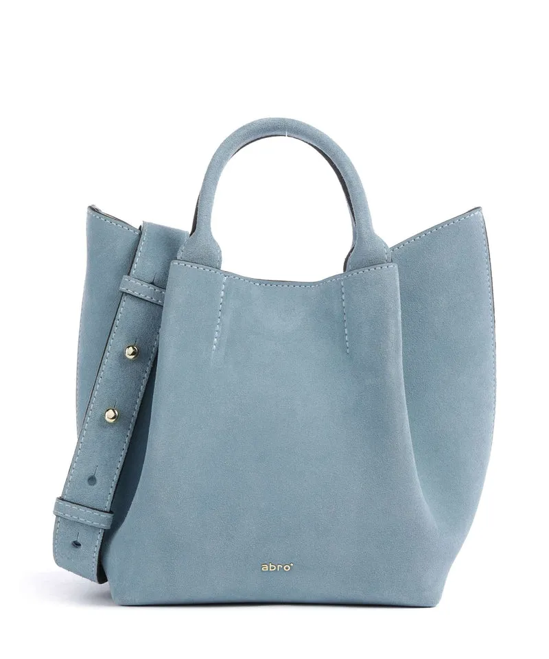 Abro Suede Essential Small Borsa a mano sapphire