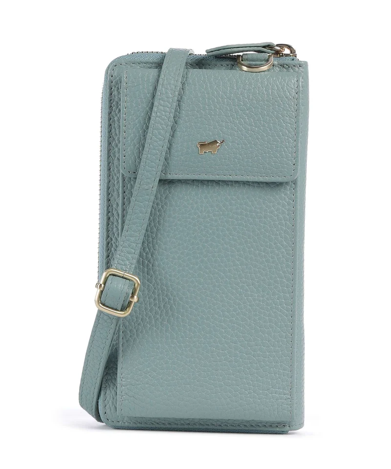 Braun Büffel Asti Borsetta porta cellulare green mistle