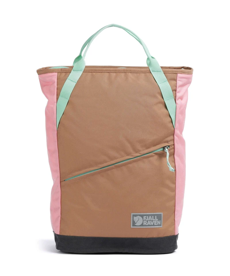 Fjällräven Vardag 22 Borsa a zainetto poppy pink/khaki dust