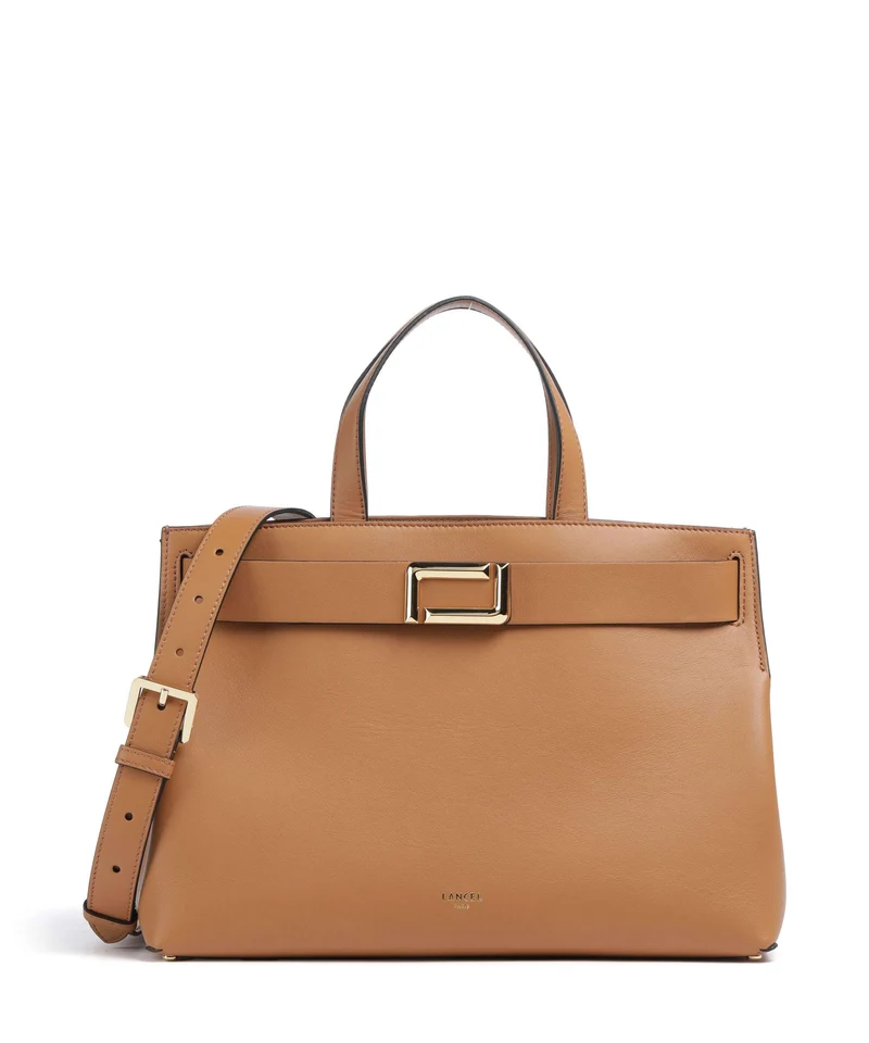 Lancel Angèle M Borsa a mano camel