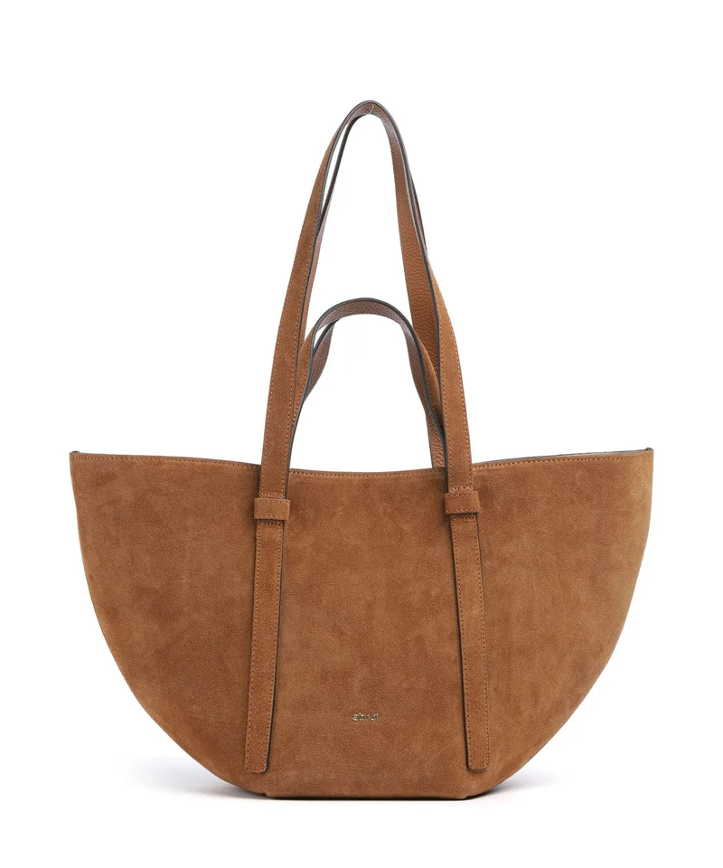 Abro Suede Cosmo Medium Borsa shopper cuoio