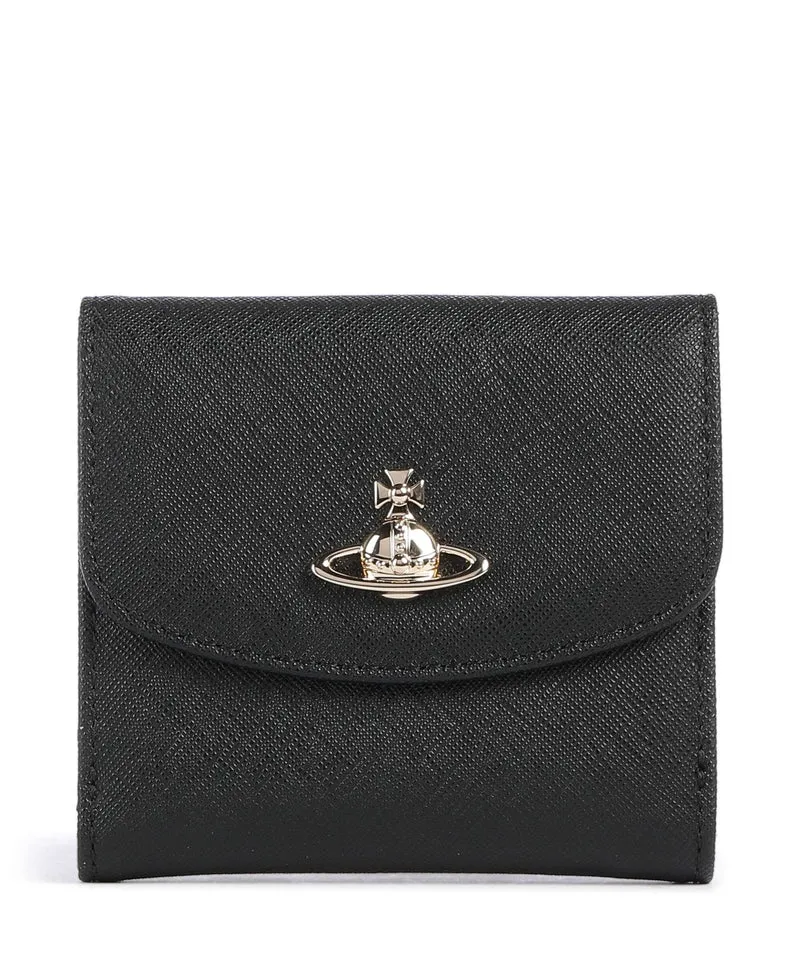 Vivienne Westwood Saffiano Small Portafoglio black
