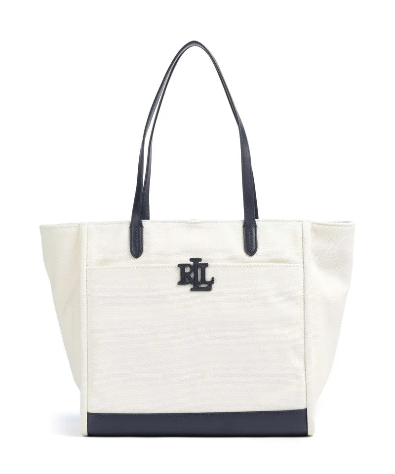 Lauren Ralph Lauren Cameryn Large Borsa shopper natural/refined navy
