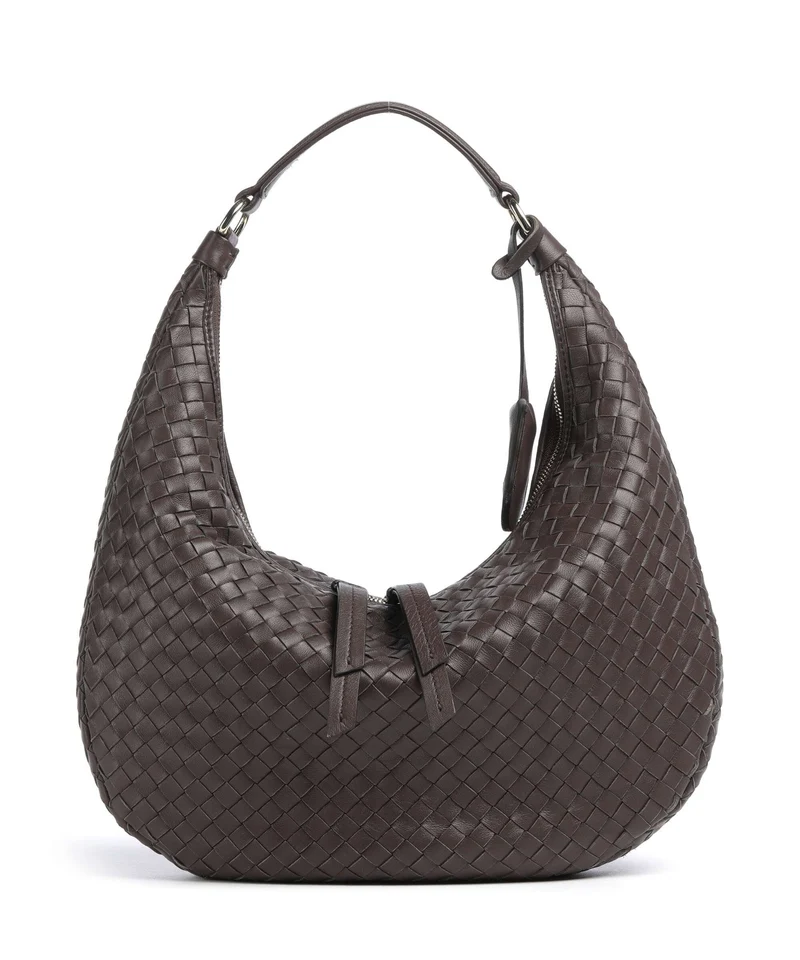 Abro Piuma Nana Small Borsa hobo wood